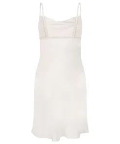 Slipdress Satin Minimal - White