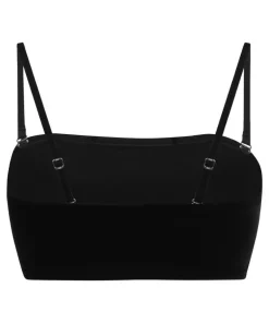 Smooth Bandeau Bralette - Black