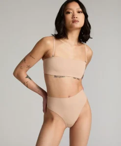 Smooth Bandeau Bralette - Beige