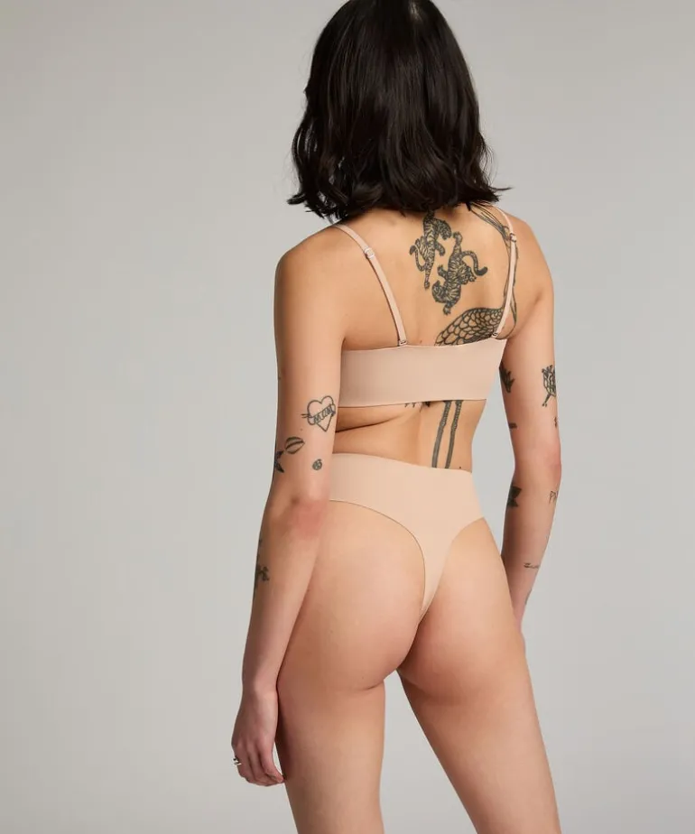 Smooth Bandeau Bralette - Beige