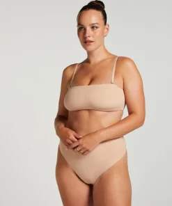 Smooth Bandeau Bralette - Beige