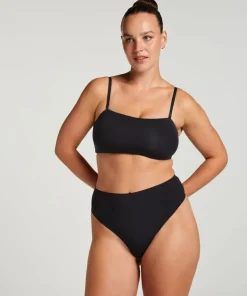 Smooth Bandeau Bralette - Black
