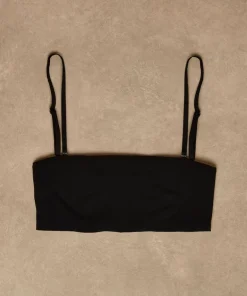Smooth Bandeau Bralette - Black
