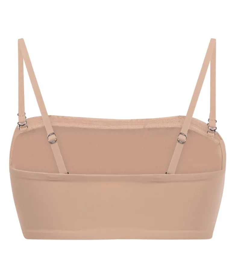 Smooth Bandeau Bralette - Beige