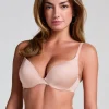 Smooth Padded Underwired Push-Up Bra - Beige