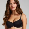 Smooth Padded Underwired Bra - Black