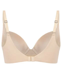 Smooth Padded Underwired Bra - Beige