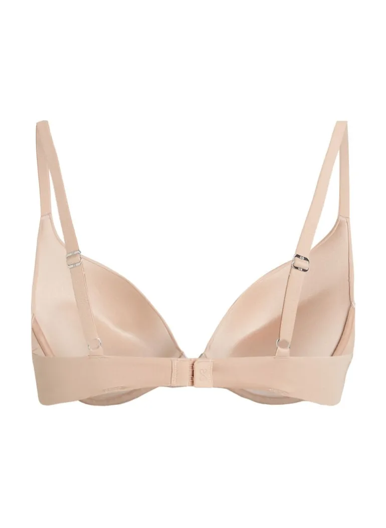 Smooth Padded Underwired Push-Up Bra - Beige