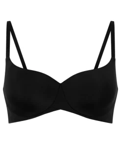 Smooth Padded Underwired Bra - Black