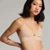 Smooth Triangle Bralette - Beige