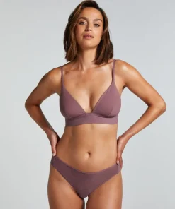 Smooth Triangle Bralette - Purple