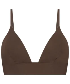 Smooth Triangle Bralette - Brown