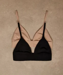 Smooth Triangle Bralette - Beige