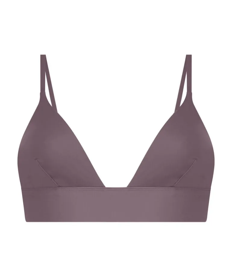 Smooth Triangle Bralette - Purple