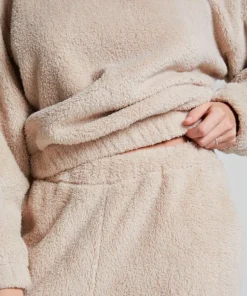 Snuggle Fleece Joggers - Beige