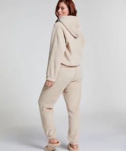 Snuggle Fleece Joggers - Beige
