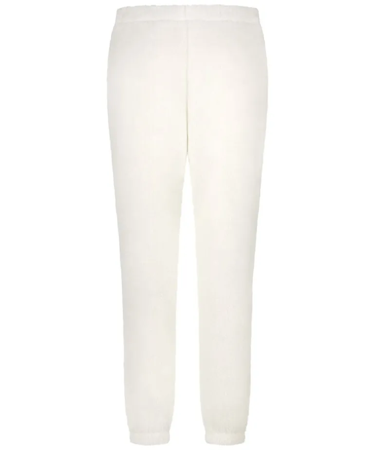 Snuggle Fleece Joggers - White