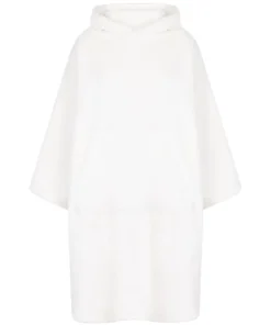 Snuggle Fleece Lounge Dress - White