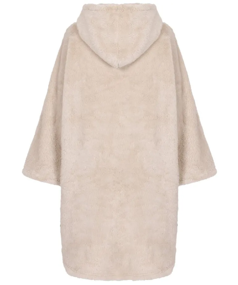 Snuggle Fleece Lounge Dress - Beige