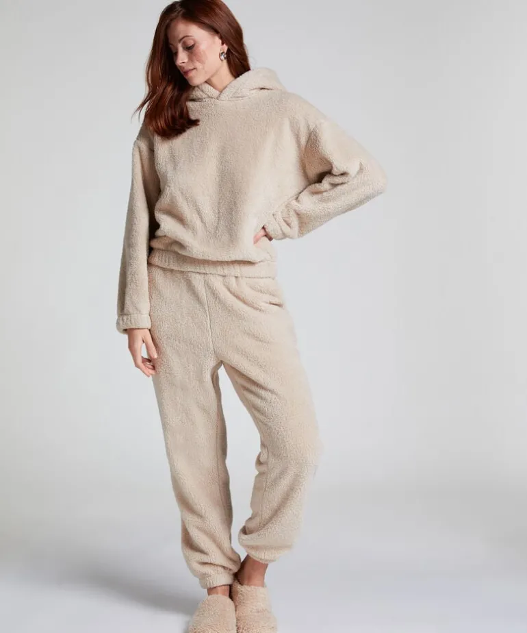 Snuggle Hoodie Fleece - Beige