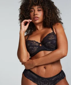 Sophia Non-Padded Underwired Bra - Black
