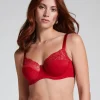 Sophie Non-Padded Underwired Bra - Red