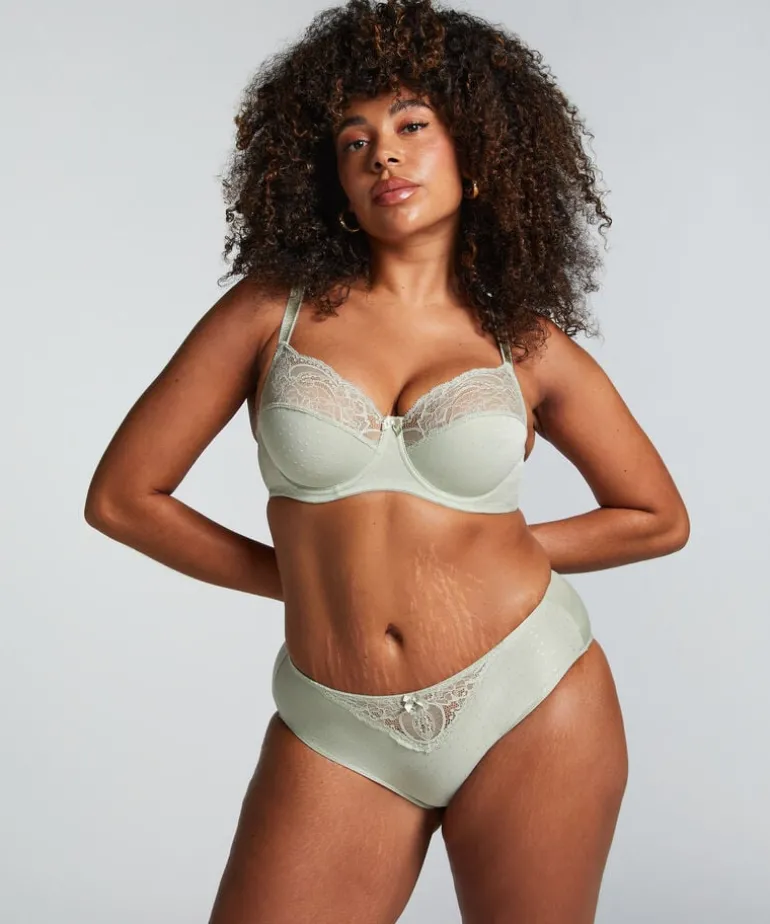 Sophie Non-Padded Underwired Bra - Green