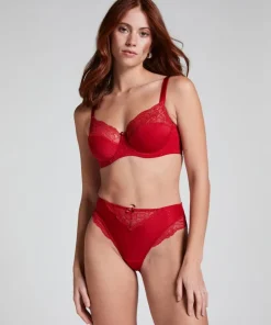 Sophie Non-Padded Underwired Bra - Red