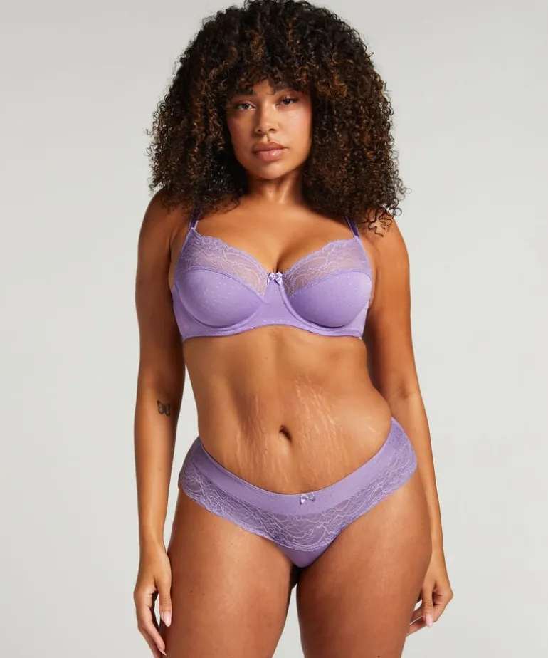 Sophie Non-Padded Underwired Bra - Purple