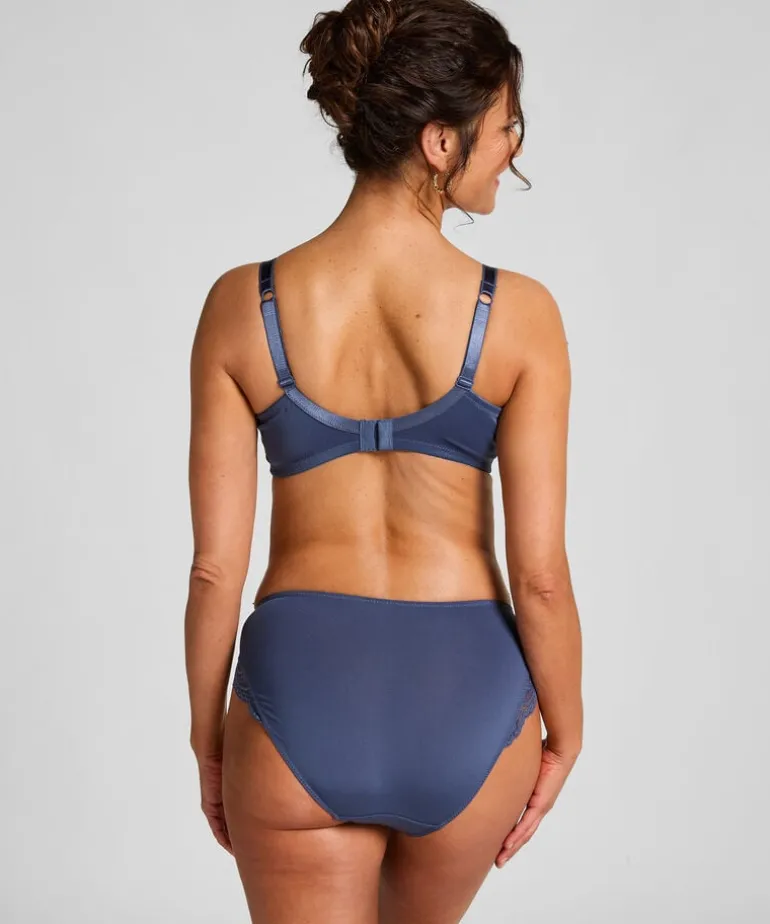 Sophie Non-Padded Underwired Bra - Blue