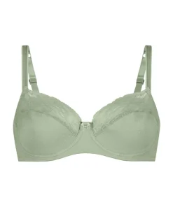 Sophie Non-Padded Underwired Bra - Green