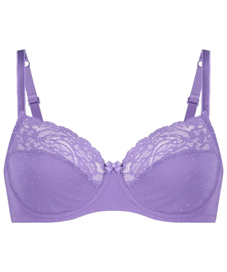 Sophie Non-Padded Underwired Bra - Purple