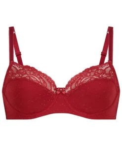 Sophie Non-Padded Underwired Bra - Red
