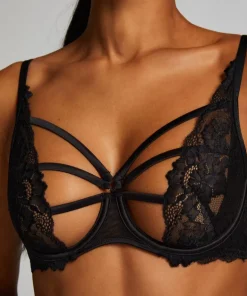 Sosha Non-Padded Underwired Bra - Black