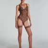 Stay-up Fishnet Arabella - Brown