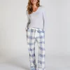Tall Flannel Pyjama Pants - Blue
