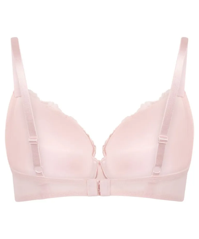 Teddy Padded Push-Up Underwired Bra - Pink