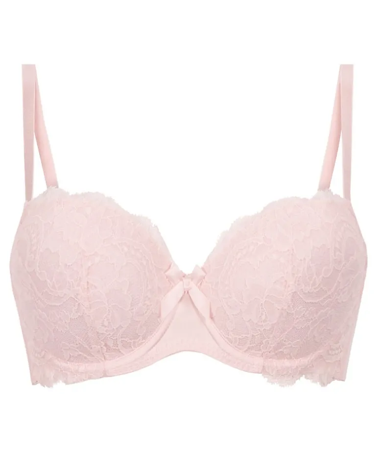 Teddy Padded Underwired Bra - Pink