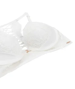 Tiah Padded Underwired Push-up Bra - White