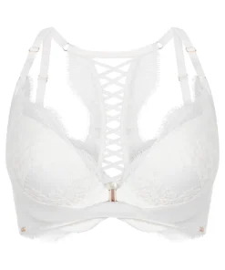 Tiah Padded Underwired Push-up Bra - White