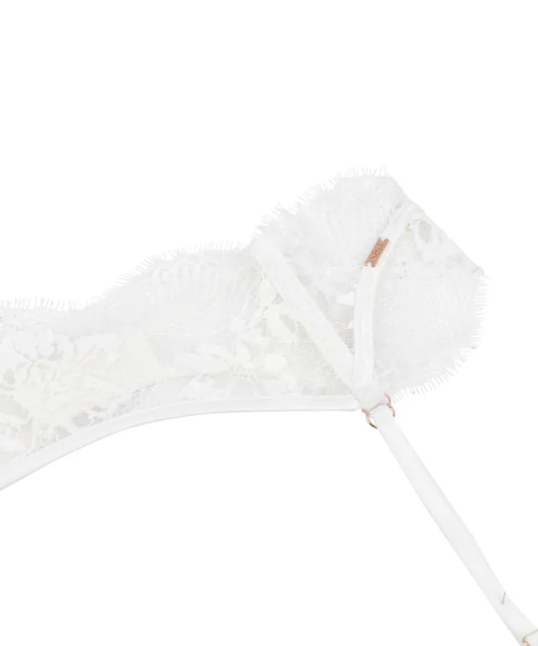 Tiah Suspenders - White
