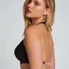 Transparent Back Multiway Padded Underwired Bra - Black
