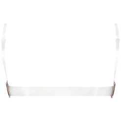 Transparent Back Padded Strapless Underwired Push-Up Bra - Beige