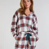 Twill Long-Sleeved Pyjama Top - White