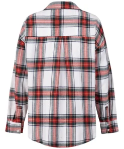 Twill Long-Sleeved Pyjama Top - White