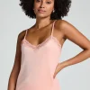 Velours Lace Cami Top - Pink