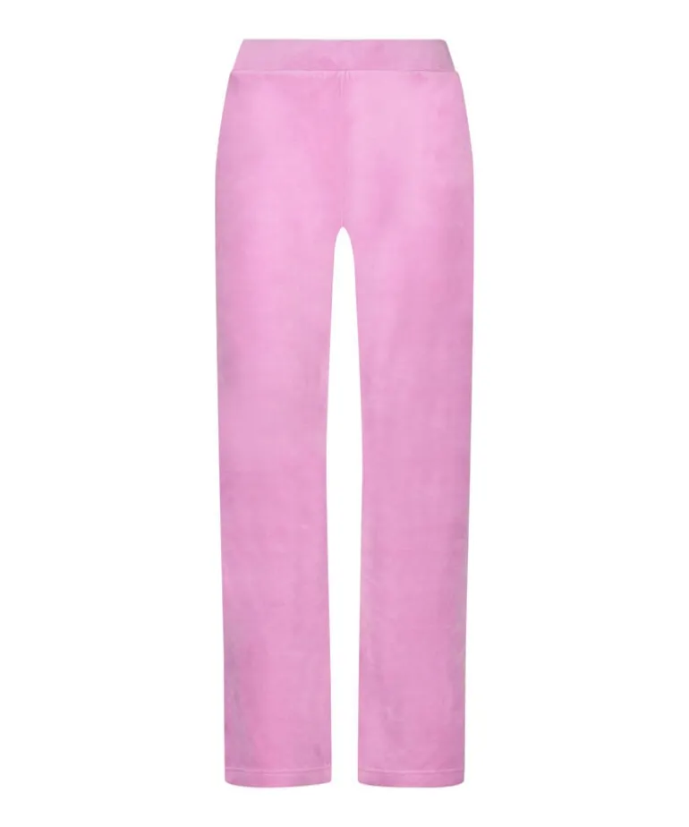Velours Pyjama Pants - Pink