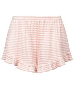 Velours Ruffle Shorts - Pink