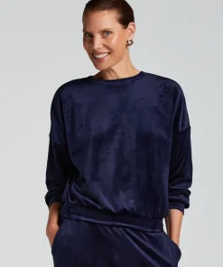 Velours Top - Blue