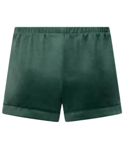 Velvet shorts - Green